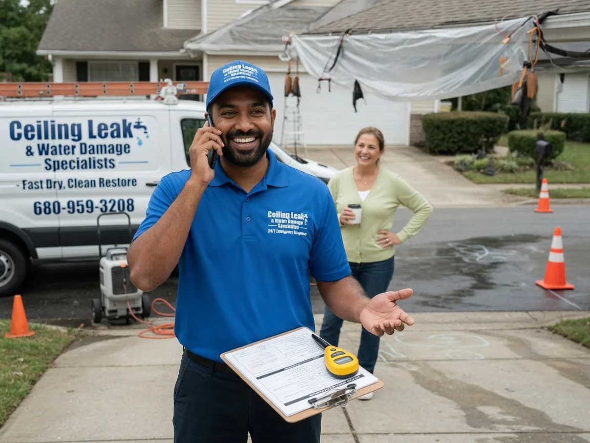 Ceiling Leak Cleanup Cle Elum, WA FAQs